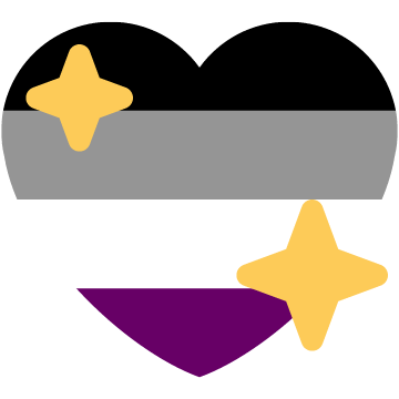 Asexual Sparkling Heart