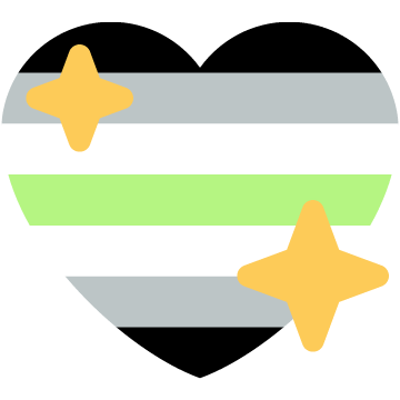 Agender Sparkling Heart