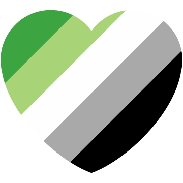 Aromantic Diagonal Heart