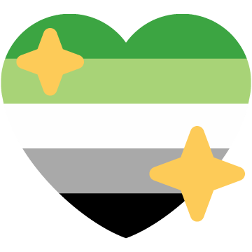 Aromantic Sparkling Heart