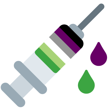 Aromantic Asexual Syringe (Alt)