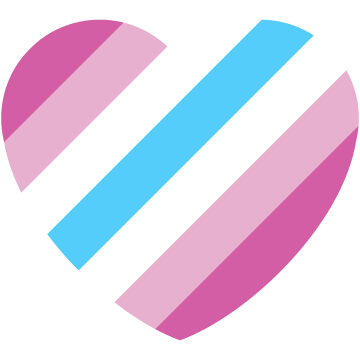 Femboy Diagonal Heart