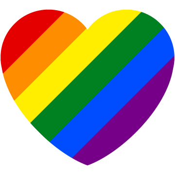 Gay Diagonal Heart
