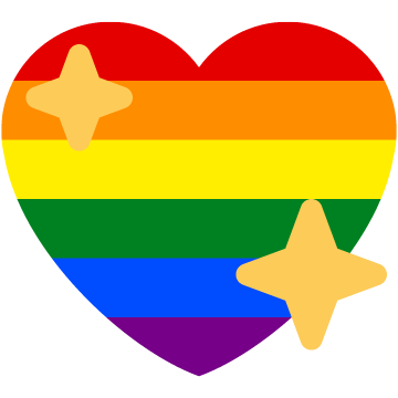Gay Sparkling Heart