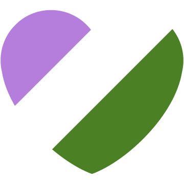 Genderqueer Diagonal Heart