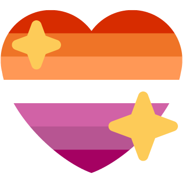 Lesbian Sparkling Heart
