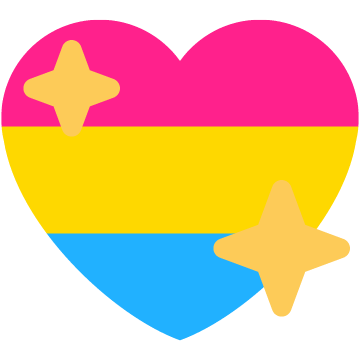 Pansexual Sparkling Heart