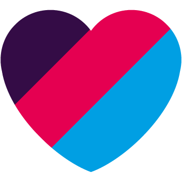 Polyamorous Diagonal Heart