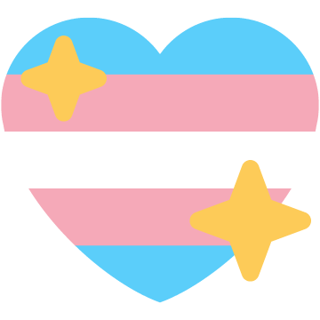 Transgender Sparkling Heart